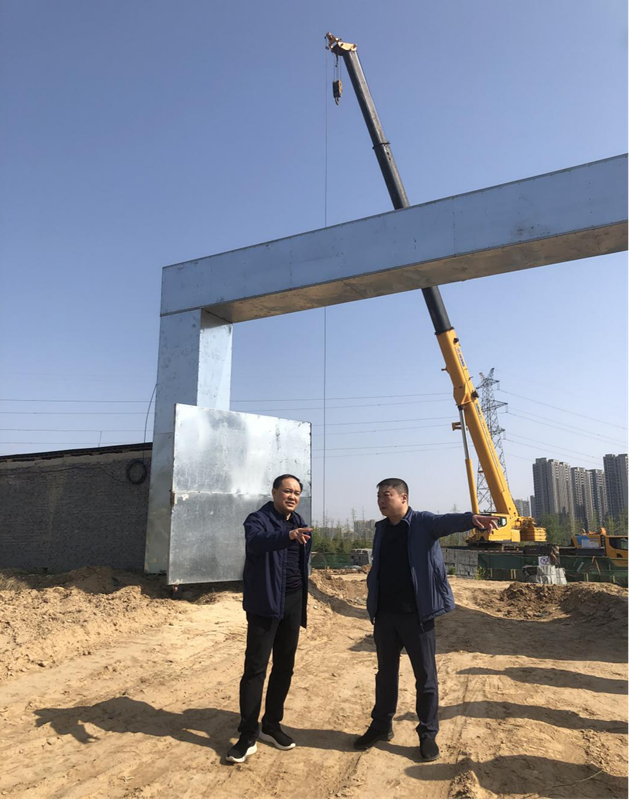 hth官方网页版-hth（中国）党委委员、副总经理张岩到侯寨新镇区安置区调研项目建设工作